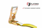 Car Wheel Strap 2" x 12' Swivel J Hook Heavy Duty - Flatbed Equipment Inc