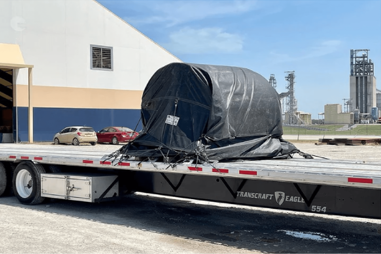Coil Tarp 6' x 6' x 6' Heavy Duty - Flatbed Equipment Inc