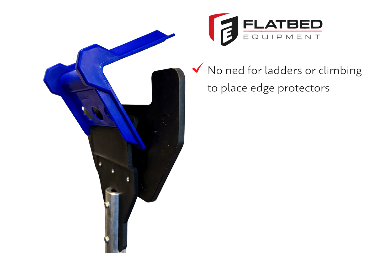 Corner Protector Placement Tool 4.4'–8' Epoxy Heavy Duty - Flatbed Equipment Inc