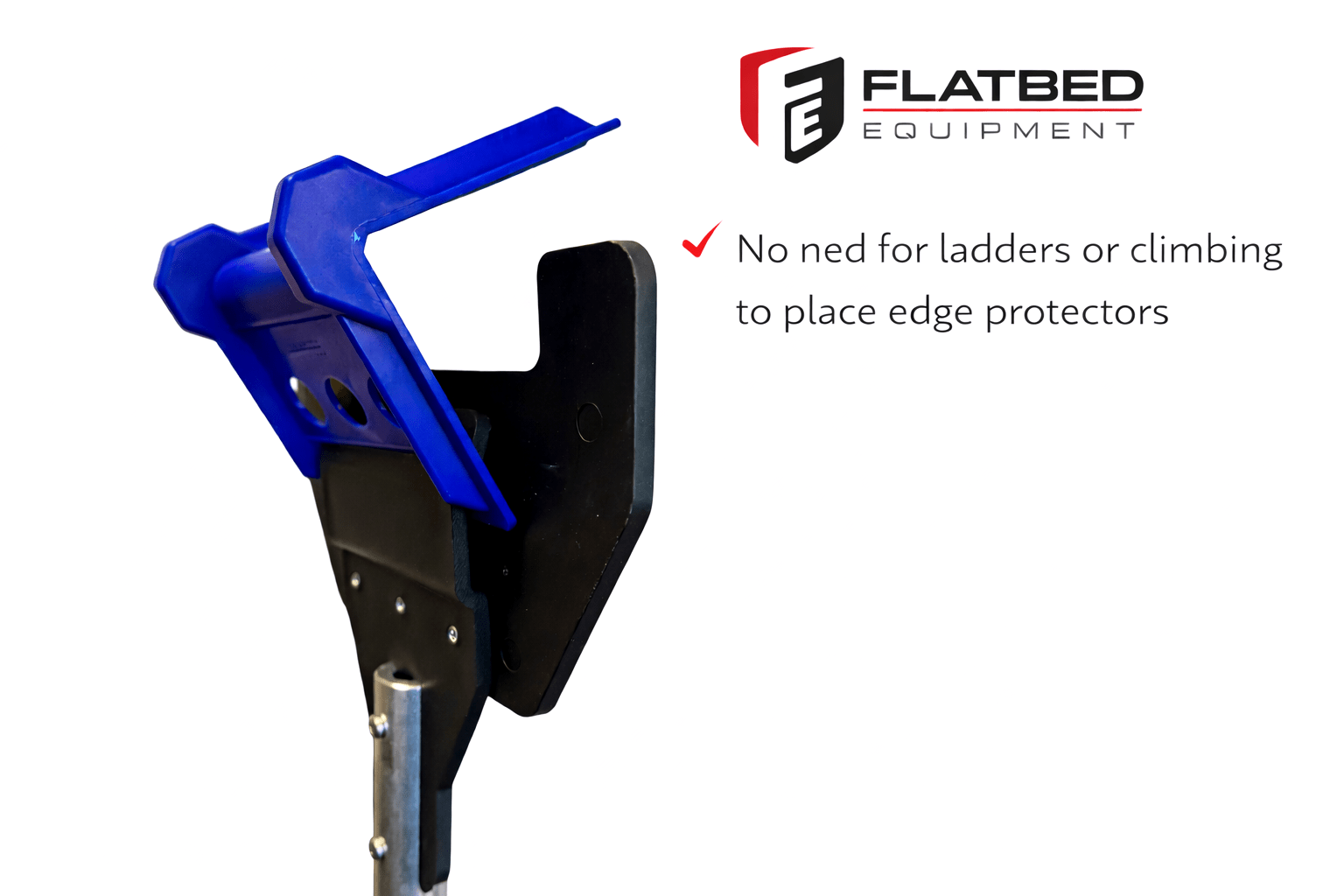 Corner Protector Placement Tool 4.4'–8' Epoxy Heavy Duty - Flatbed Equipment Inc