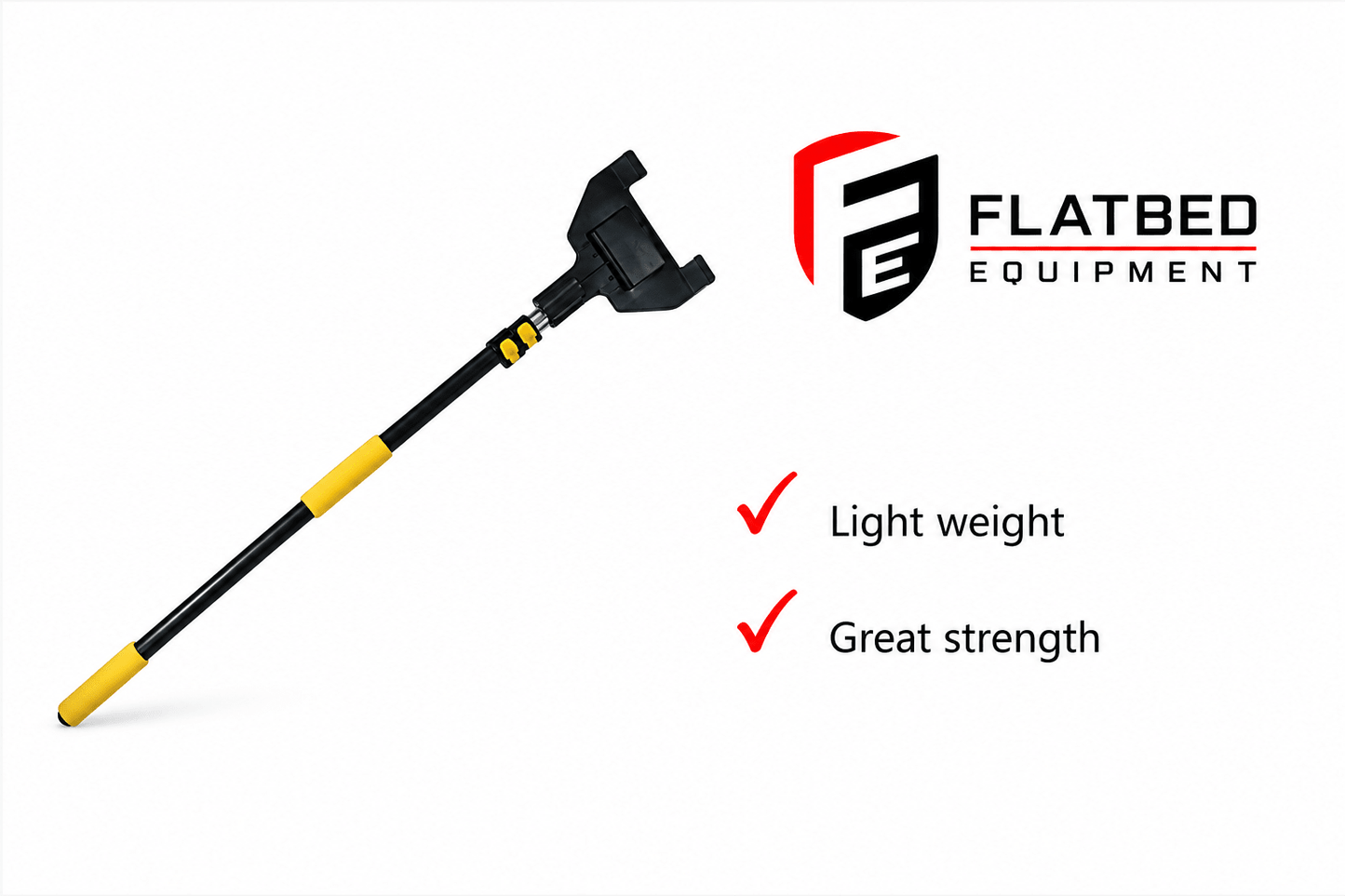 Corner Protector Placement Tool 4.4'–8' Heavy Duty - Flatbed Equipment Inc