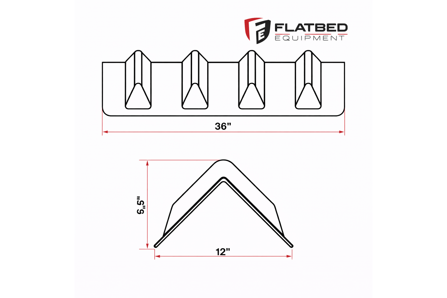 Corner Protector V Shape 36" Heavy Duty - Flatbed Equipment Inc