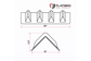 Corner Protector V Shape 36" Heavy Duty - Flatbed Equipment Inc