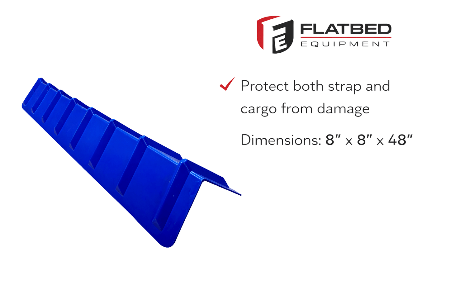 Corner Protector V Shape 48" Heavy Duty - Flatbed Equipment Inc