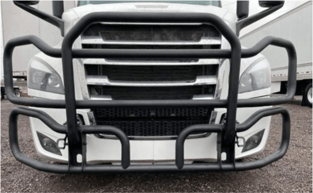 DEER GUARD EX- GUARD style BLACK POWDER COATING, 3MM Thickness - Flatbed Equipment Inc