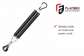 Double Tender Spring Kit 16" with Trailer Hose Holder Heavy Duty - Flatbed Equipment Inc