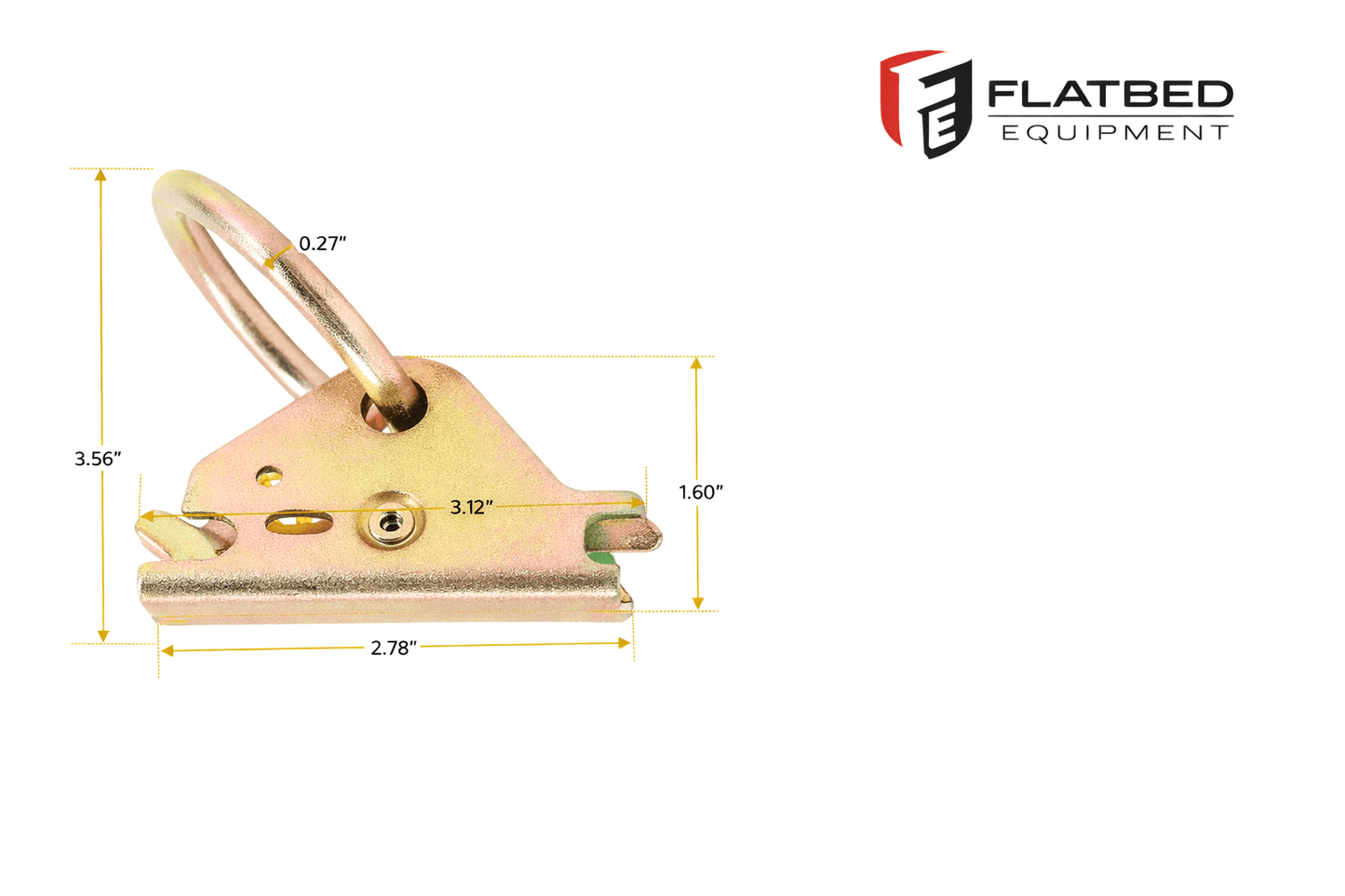 E - Track Tie Down Fitting Heavy Duty - Flatbed Equipment Inc