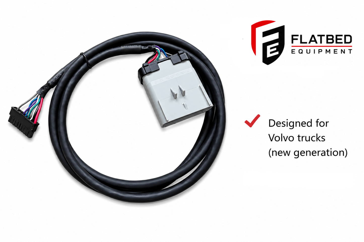 ELD Cable 14 Pin Volvo Heavy Duty - Flatbed Equipment Inc