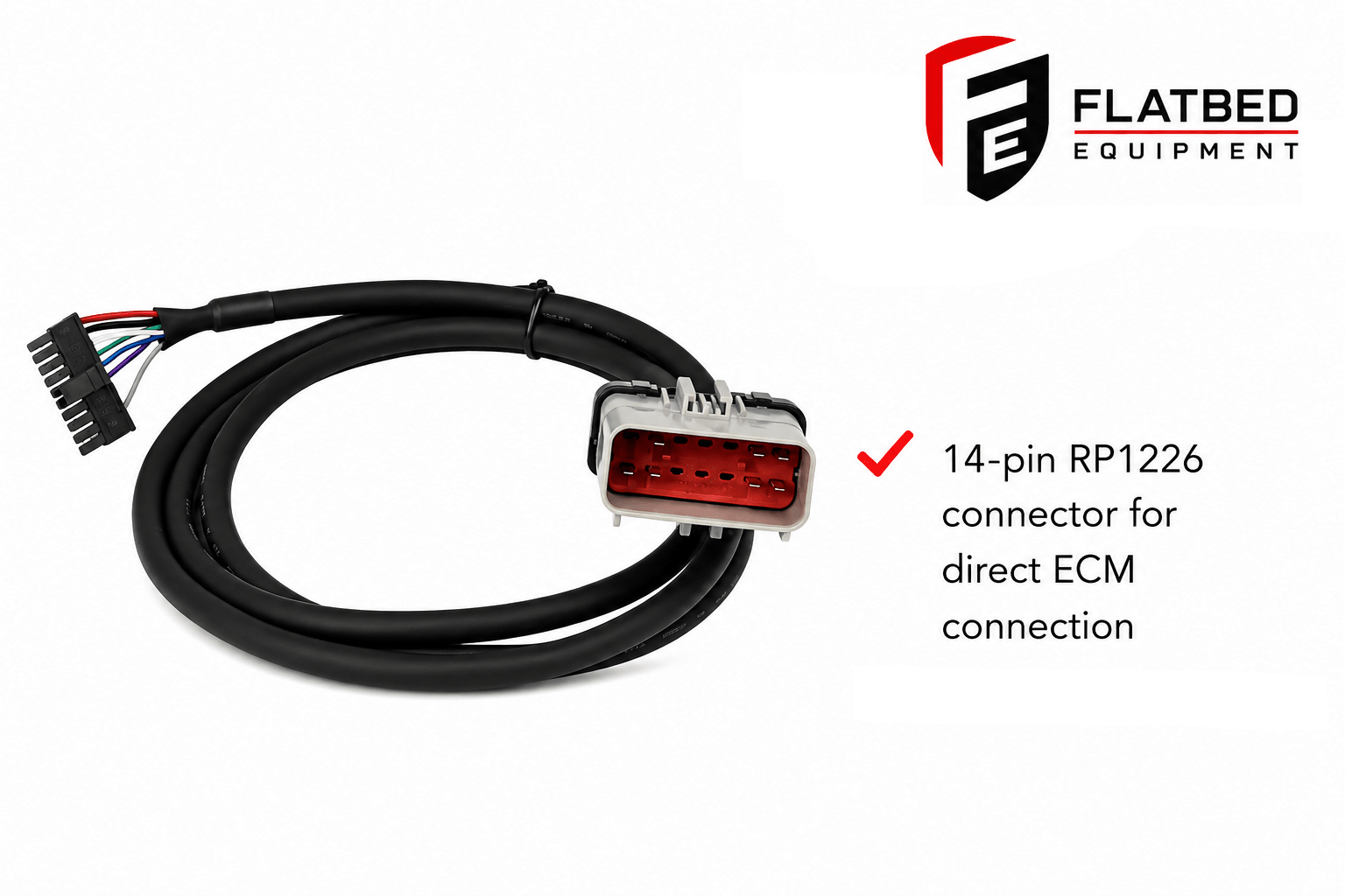 ELD Cable 14 Pin Volvo Heavy Duty - Flatbed Equipment Inc