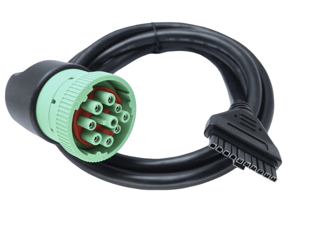 ELD Cable 9 Pin Freightliner Cummins - Flatbed Equipment Inc