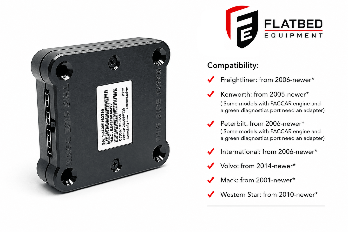 ELD device - Flatbed Equipment Inc