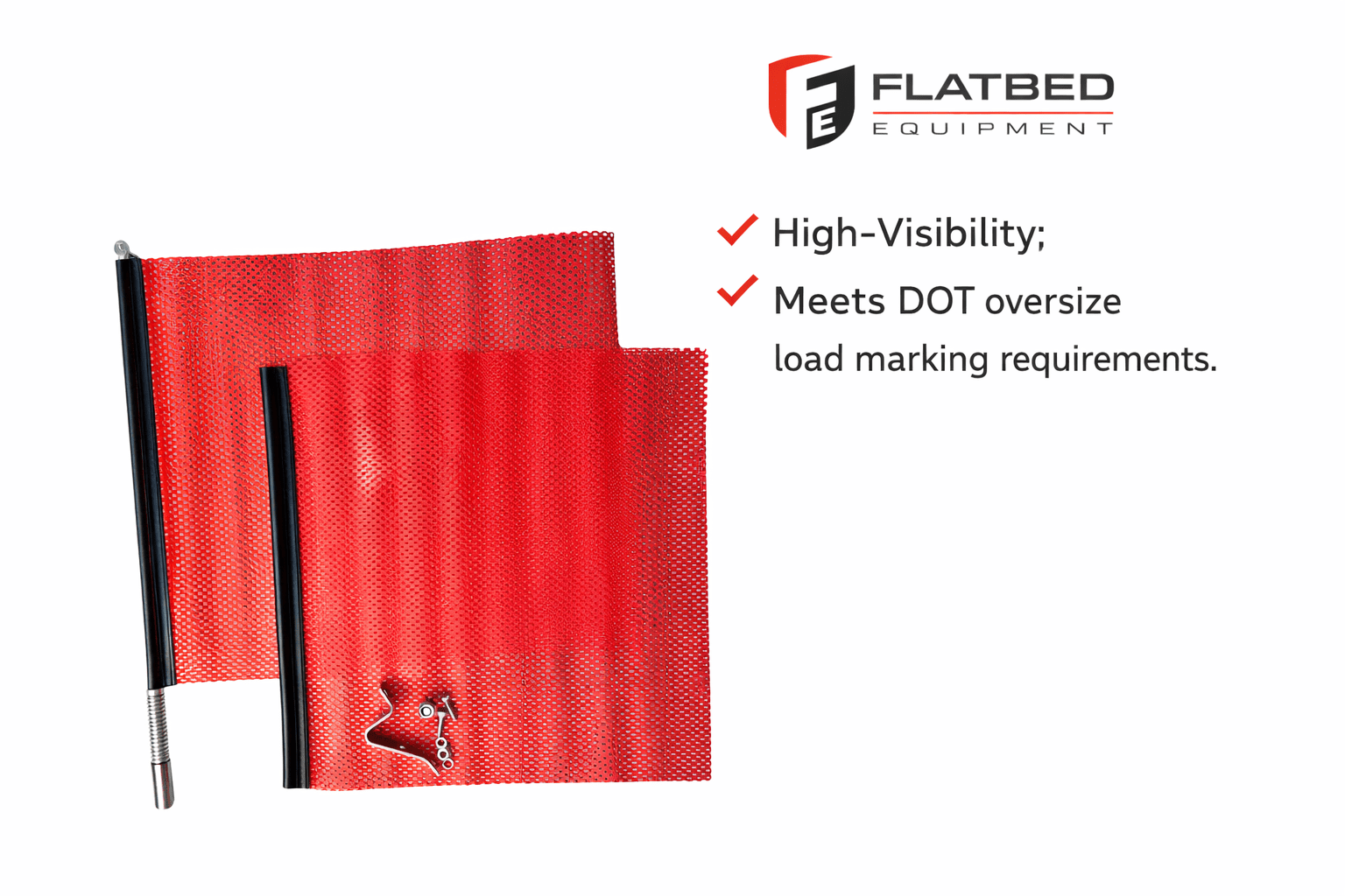 EZ Mount Flag Assembly Kit Heavy Duty - Flatbed Equipment Inc