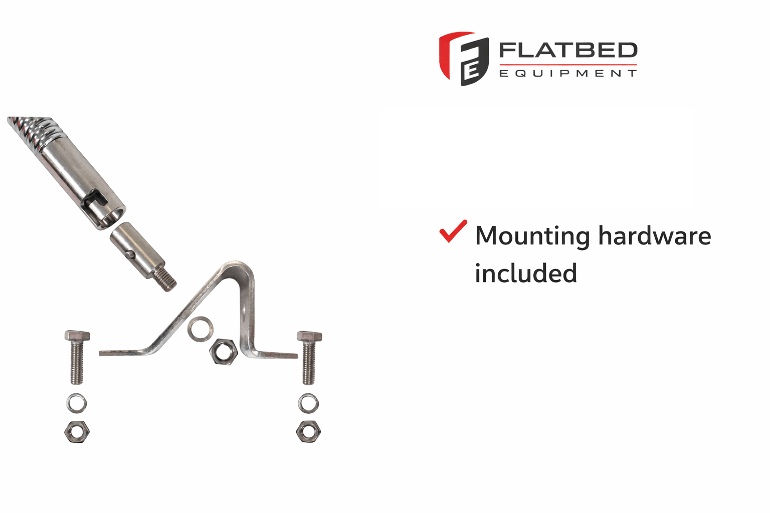 EZ Mount Flag Assembly Kit Heavy Duty - Flatbed Equipment Inc