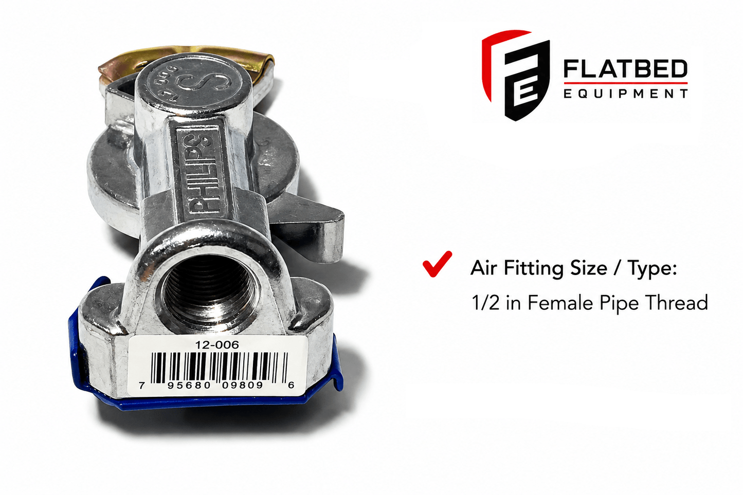 Gladhands Pfillips standard (blue) - Flatbed Equipment Inc