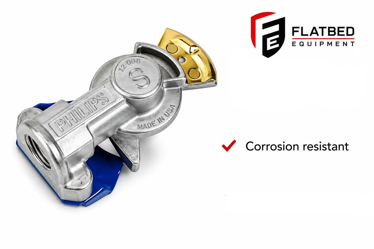 Gladhands Pfillips standard (blue) - Flatbed Equipment Inc