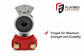 Gladhands Pfillips standard (red) - Flatbed Equipment Inc