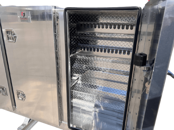 Headache Rack 68" x 80" Aluminum 3 Door Heavy Duty - Flatbed Equipment Inc