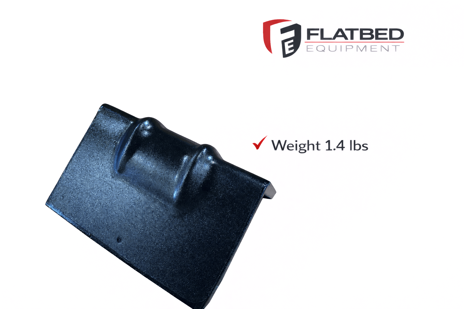 Heavy Duty Edge Corner Protector (black) - Flatbed Equipment Inc