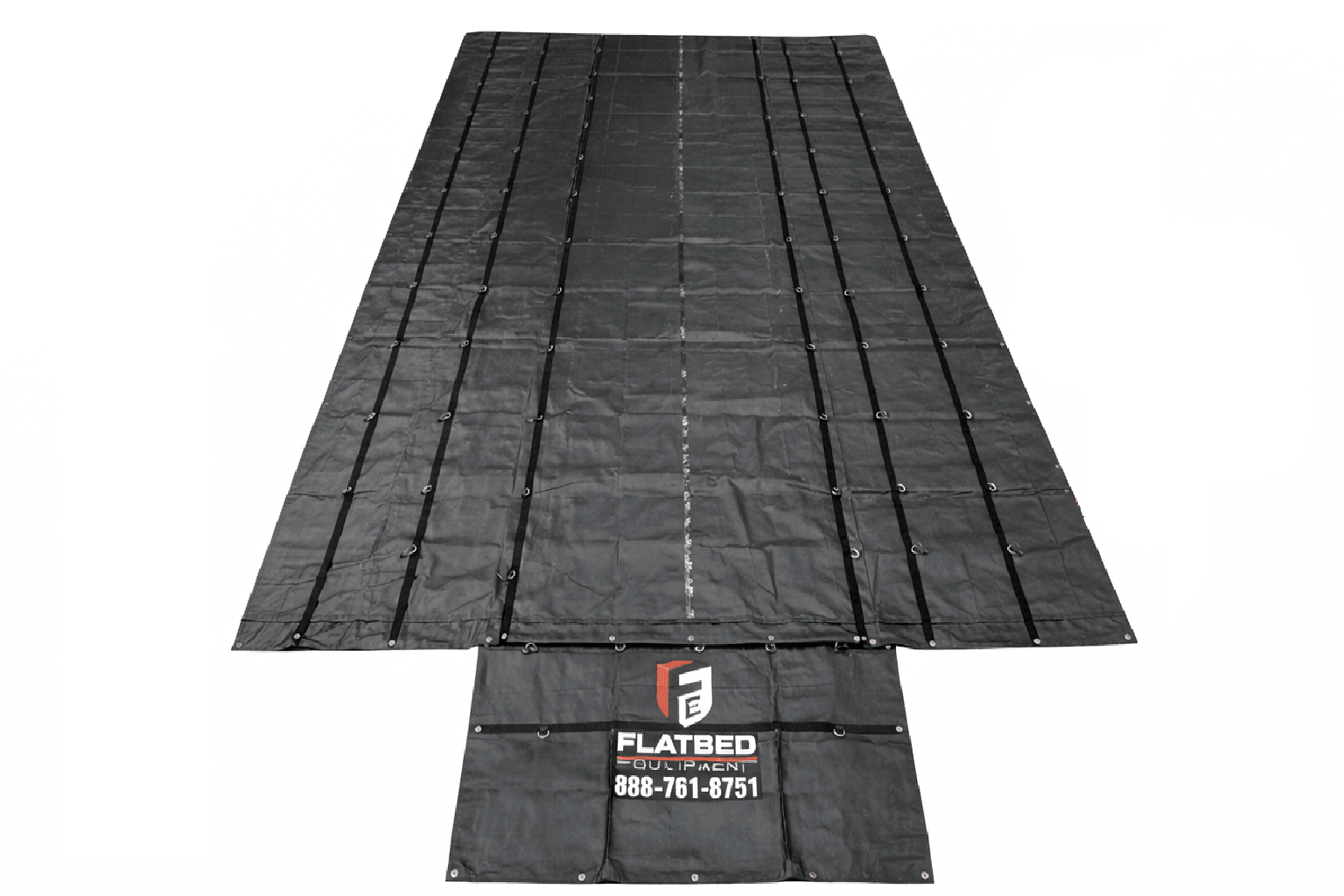 Lumber Tarp 16' x 27' 18oz Ripstop 4' Drop Heavy Duty Flatbed - Flatbed Equipment Inc