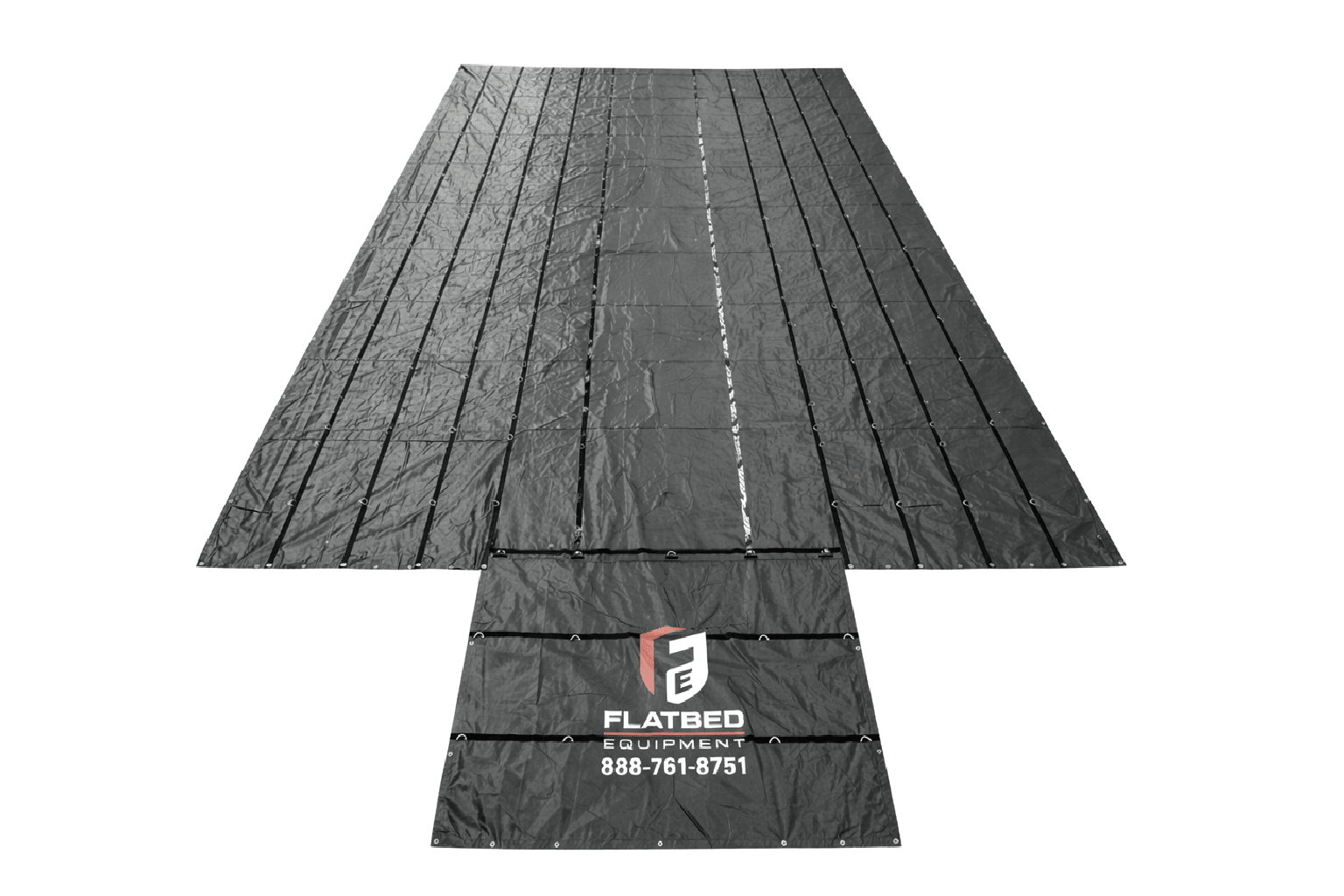 Lumber Tarp 20' x 27' 18oz Ripstop 6' Drop Heavy Duty Flatbed - Flatbed Equipment Inc