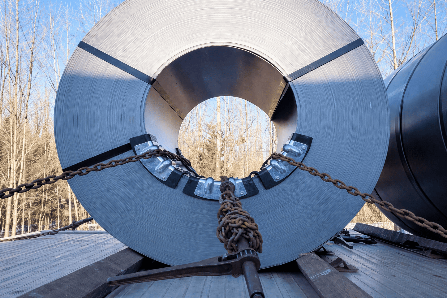 Metal Coil Protector w/ Rubber Heavy Duty - Flatbed Equipment Inc