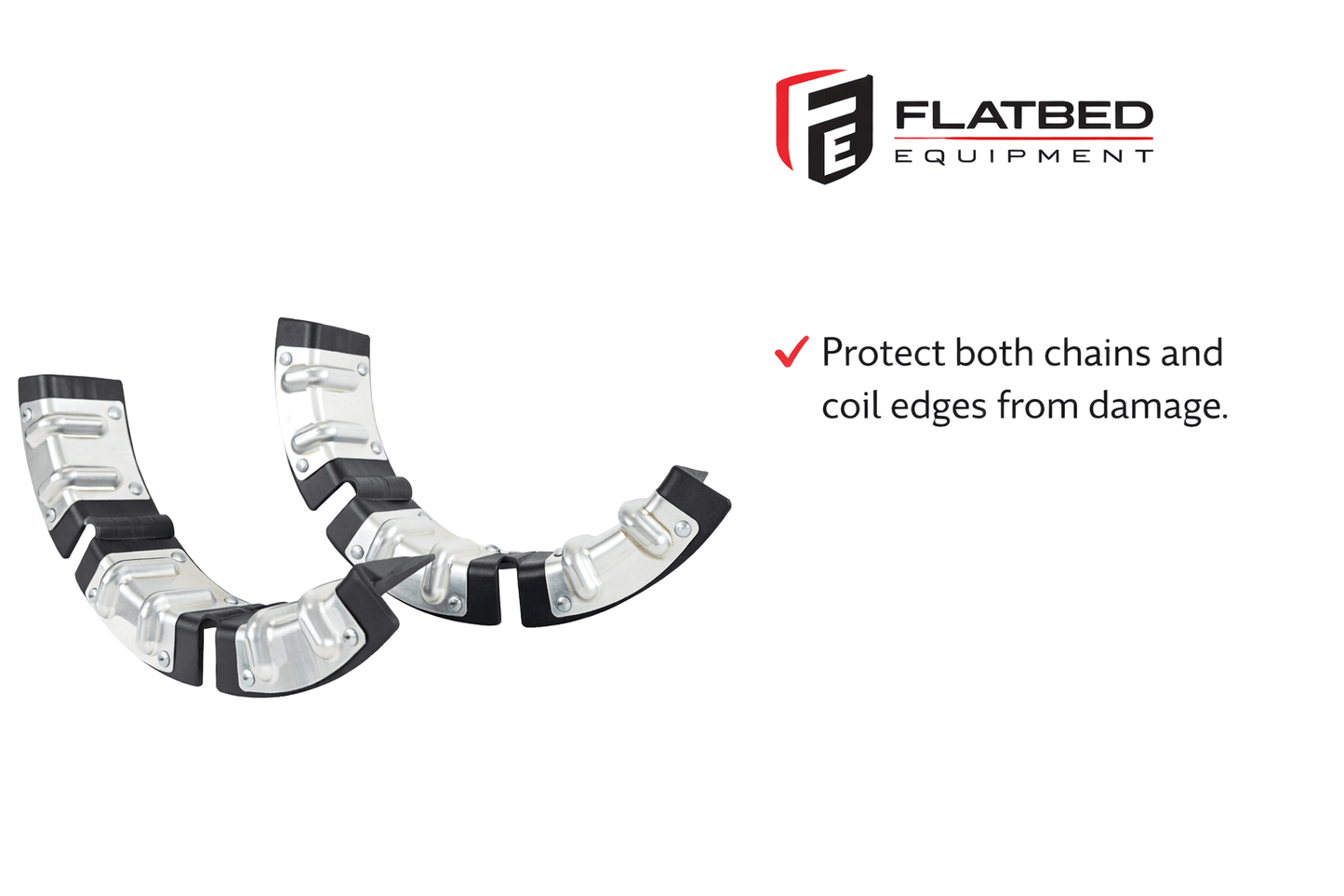 Metal Coil Protector w/ Rubber Heavy Duty - Flatbed Equipment Inc