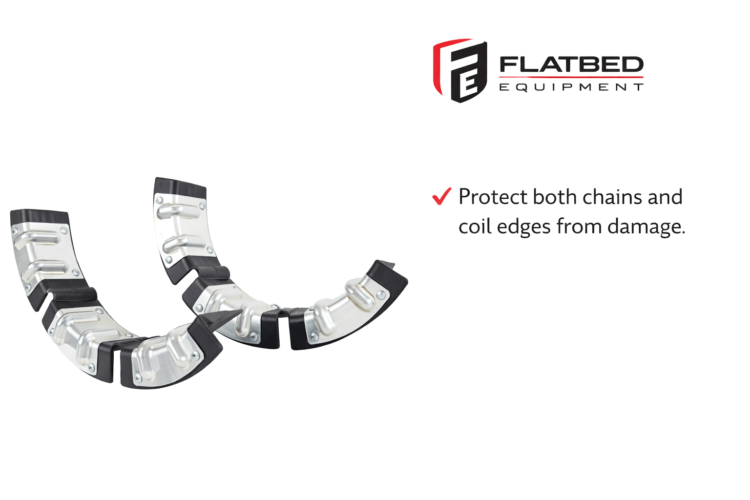 Metal Coil Protector w/ Rubber Heavy Duty - Flatbed Equipment Inc