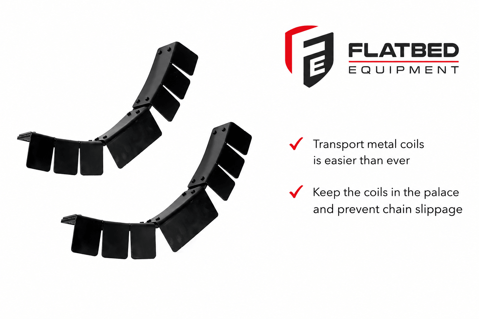 Metal Coil Protector w/ Rubber Heavy Duty - Flatbed Equipment Inc