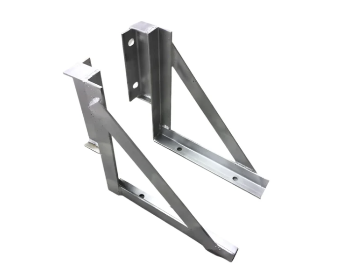 22"x34" - 17" Toolbox mounting brackets Silver color 2pcs/pair