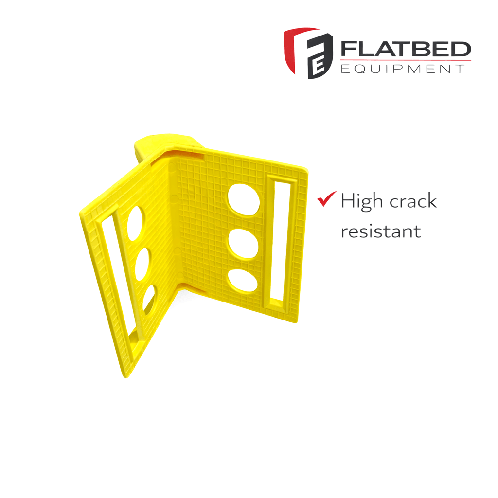 Plastic Corner Protector 4" 3 Hole Heavy Duty - Flatbed Equipment Inc