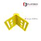 Plastic Corner Protector 4" 3 Hole Heavy Duty - Flatbed Equipment Inc