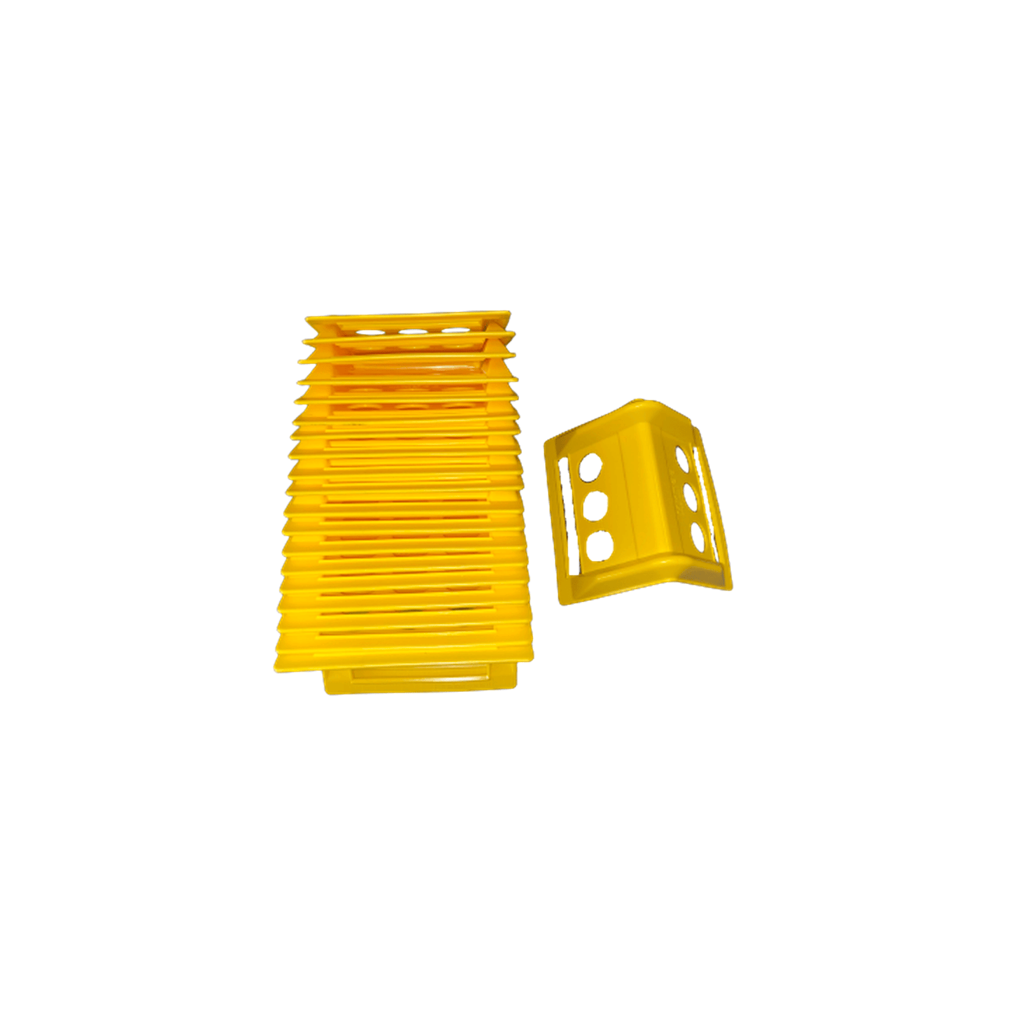 Plastic Corner Protector 4" 3 Hole Heavy Duty - Flatbed Equipment Inc