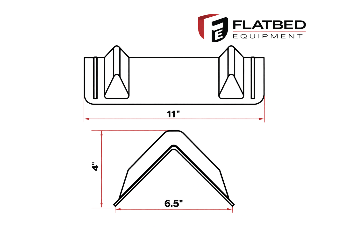 Plastic Corner Protectors 4" 20 Pack Heavy Duty - Flatbed Equipment Inc