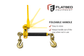 Ratchet Chain Binder 5/16"–3/8" Folding Handle Heavy Duty - Flatbed Equipment Inc