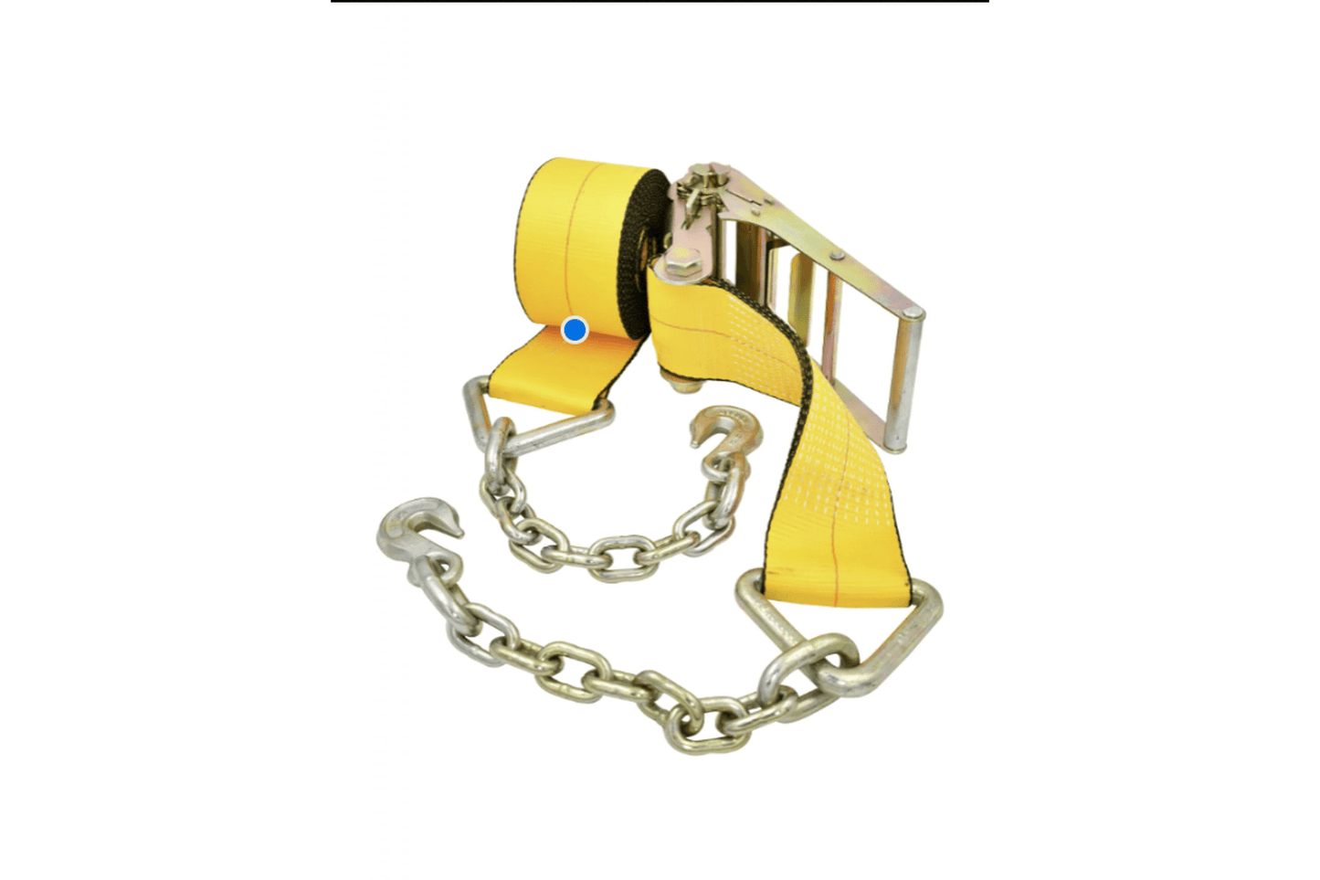 Ratchet Strap 2" x 30' Chain Anchor Heavy Duty - Flatbed Equipment Inc