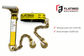 Ratchet Strap 2" x 30' Chain Anchor Heavy Duty - Flatbed Equipment Inc