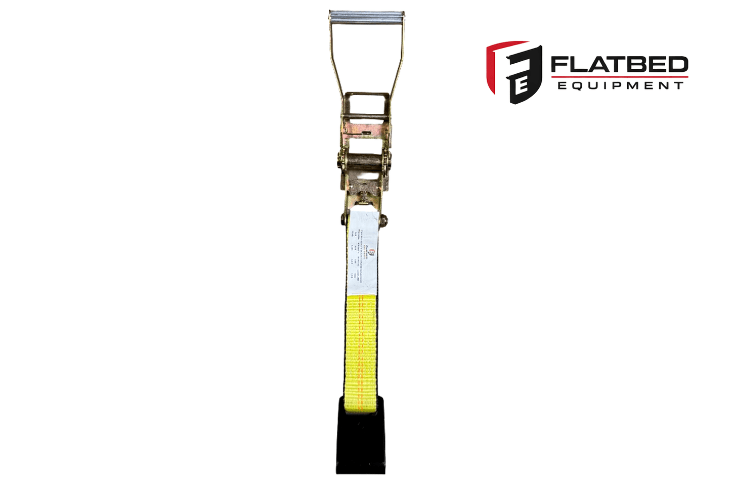 Ratchet Strap 2" x 30' Flat Hook Heavy Duty - Flatbed Equipment Inc