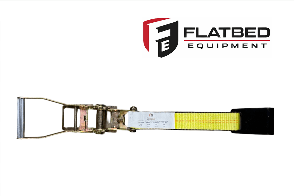 Ratchet Strap 2" x 30' Flat Hook Heavy Duty - Flatbed Equipment Inc