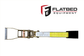 Ratchet Strap 2" x 30' Flat Hook Heavy Duty - Flatbed Equipment Inc