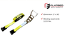 Ratchet Strap 2" x 30' Flat Hook Heavy Duty - Flatbed Equipment Inc