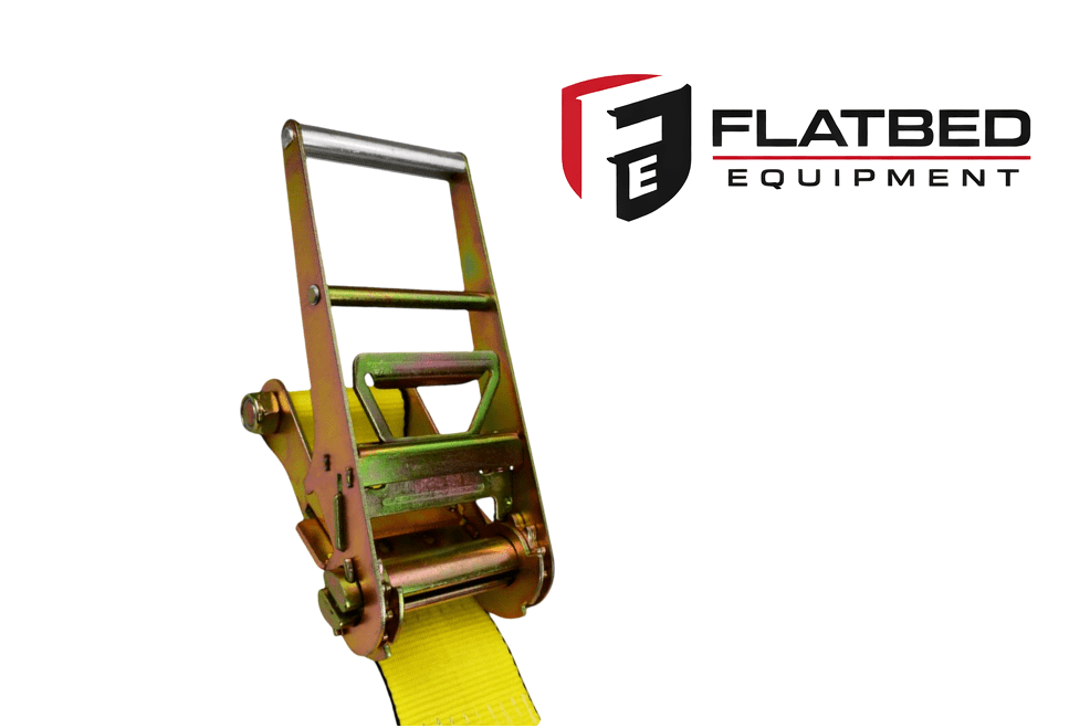 Ratchet Strap 4" x 30' Double J Hook Heavy Duty - Flatbed Equipment Inc