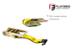 Ratchet Strap 4" x 30' Flat Hook Heavy Duty - Flatbed Equipment Inc
