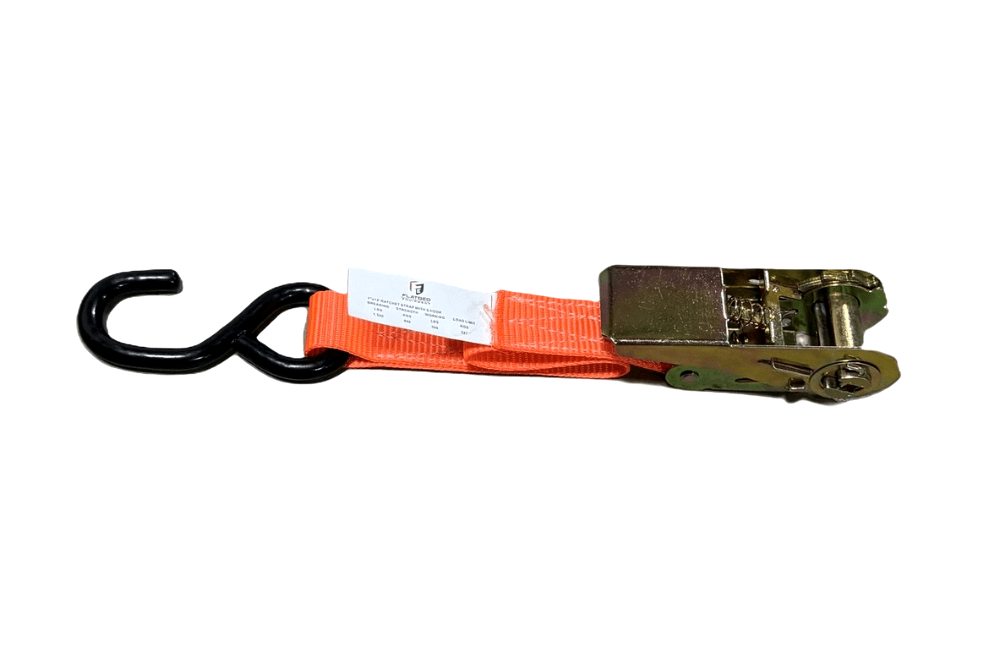 Ratchet Strap Kit 1" x 12' 4 Pack Heavy Duty - Flatbed Equipment Inc