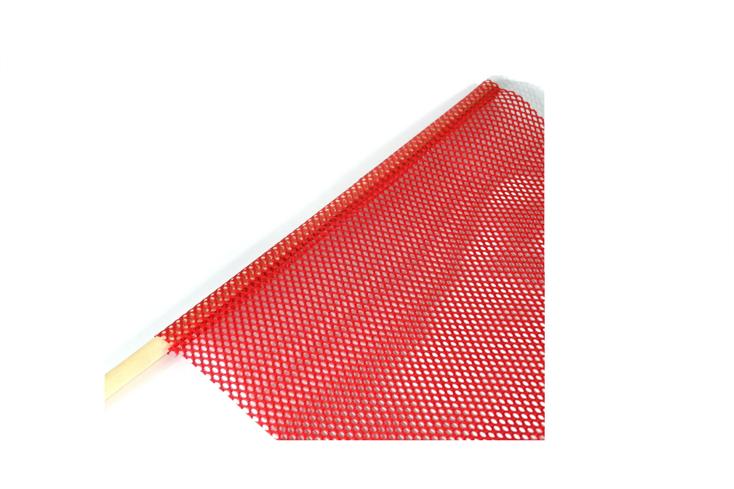 Vinyl Mesh Flag with Wooden Dowel 18" x 18"