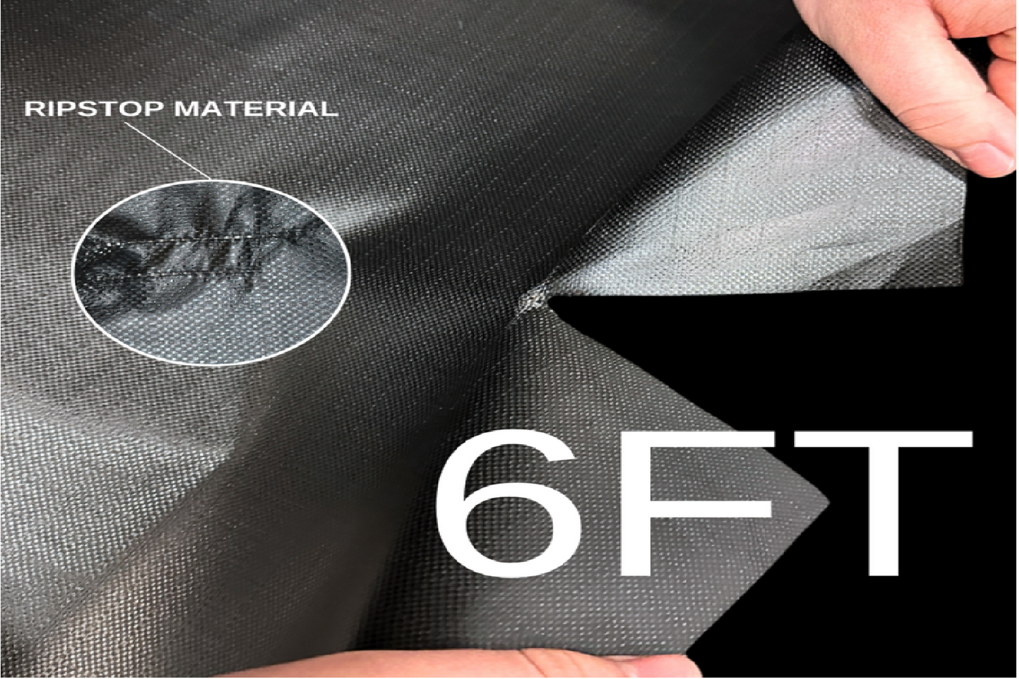 20' X 27' 14OZ RIPSTOP LUMBER TARP W 6' FLAP (ULTRA-LIGHT)