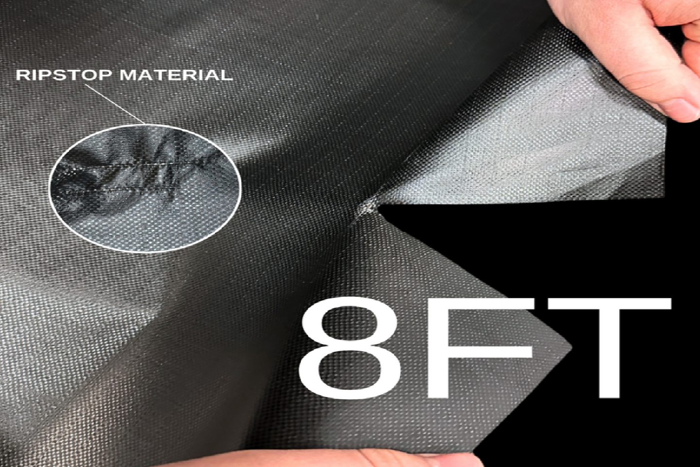 24' X 27' 14OZ RIPSTOP LUMBER TARP W 8' FLAP (ULTRA-LIGHT)