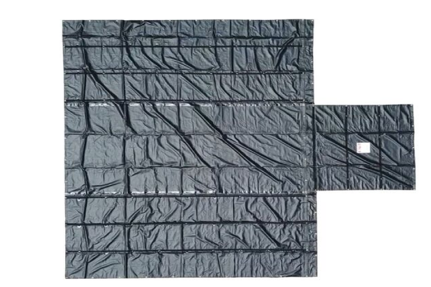 Tarp SUPER-LIGHT 34'x20' RGN (13' drop) FLAP 10'x12'