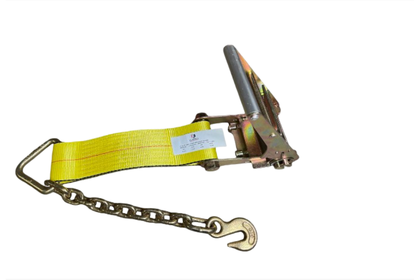 Ratchet Strap 4" x 30' Chain Anchor Heavy Duty Flatbed