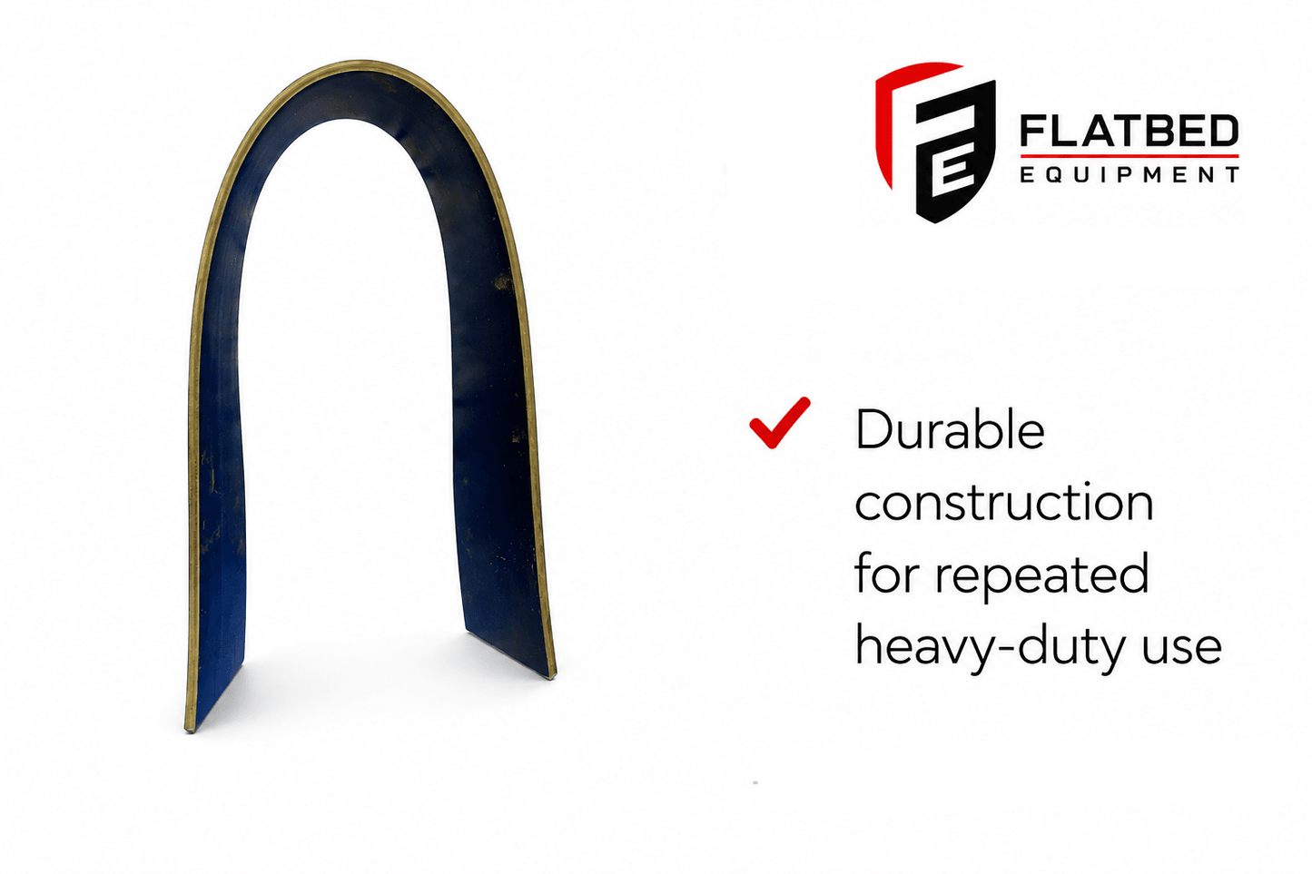 Rubber Coil Pad 6" x 48" Heavy Duty Load Protection - Flatbed Equipment Inc