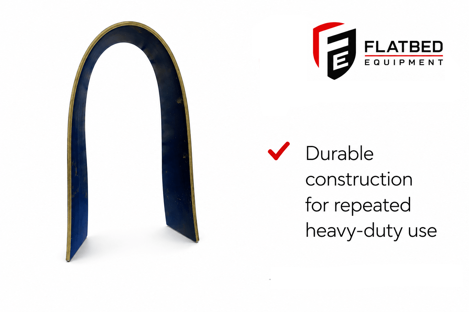 Rubber Coil Pad 6" x 48" Heavy Duty Load Protection - Flatbed Equipment Inc